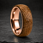 Whiskey Barrel Rose Gold Ring