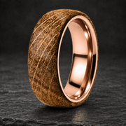 Whiskey Barrel Rose Gold Ring