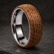 Whiskey Barrel Titanium Ring