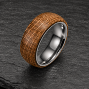 Whiskey Barrel Titanium Ring
