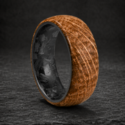 Whiskey Barrel Forged Carbon Ring