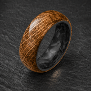 Whiskey Barrel Forged Carbon Ring