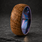 Whiskey Barrel Timascus Ring