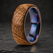 Whiskey Barrel Timascus Ring