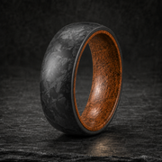 Forged Carbon Whiskey Barrel Ring