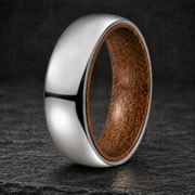 Titanium Whiskey Barrel Ring