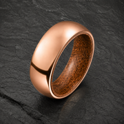 Rose Gold Whiskey Barrel Ring