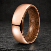 Rose Gold Whiskey Barrel Ring