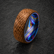 Whiskey Barrel Timascus Ring